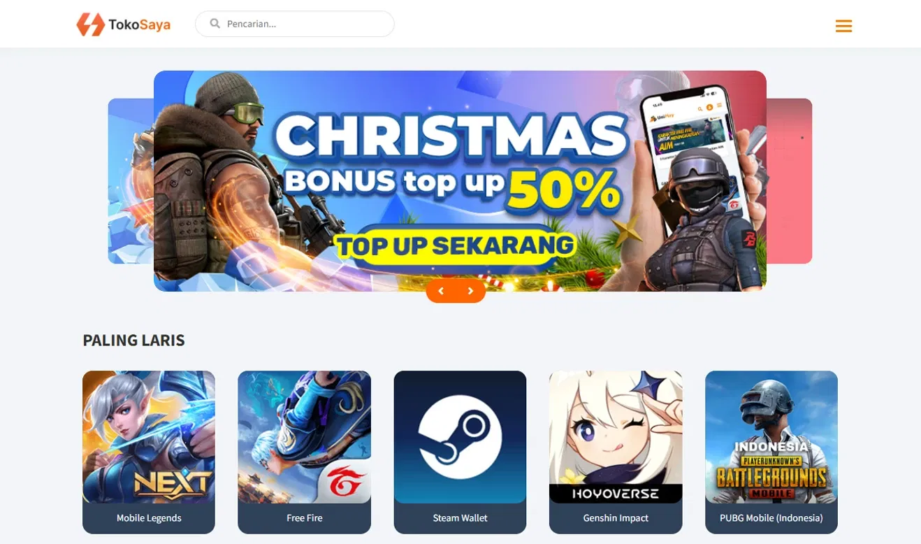 Theme Website Reseller Uniplay